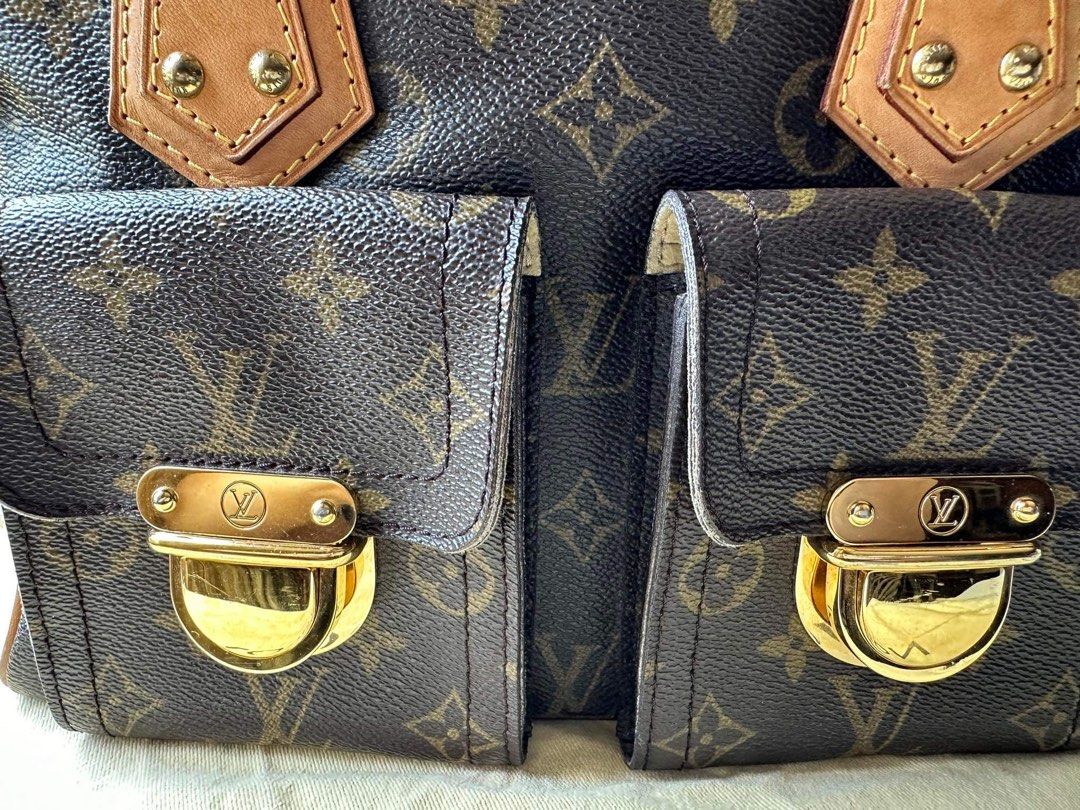 Louis Vuitton Manhattan PM, Luxury, Bags & Wallets on Carousell