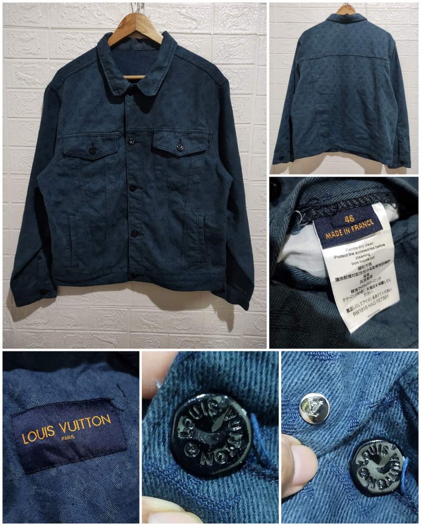 Louis Vuitton Men's FW 17 Monogram Denim Jacket, Men's Fashion, Coats,  Jackets and Outerwear on Carousell