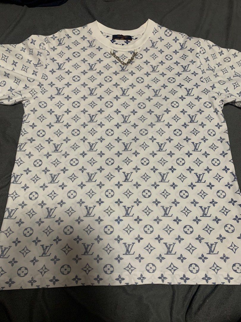 Shop Louis Vuitton Lv escale printed t-shirt (1A8QDI) by naganon