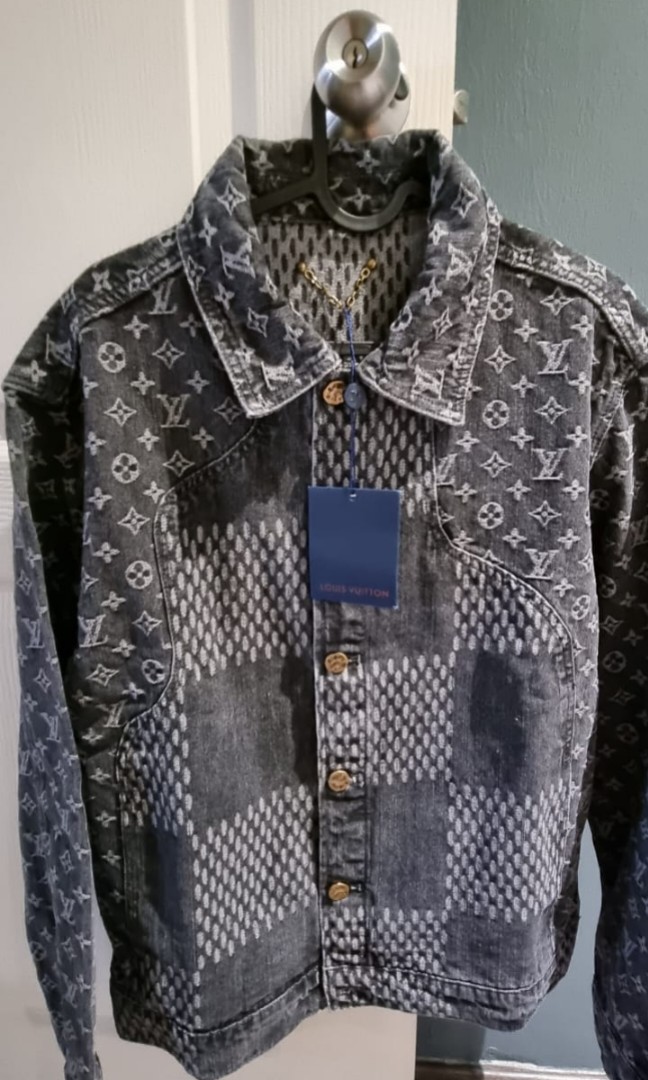 Louis Vuitton x Nigo Wave Denim Jacket, Luxury, Apparel on Carousell