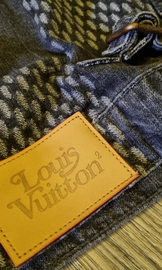 Louis Vuitton x Nigo Wave Denim Jacket, Luxury, Apparel on Carousell