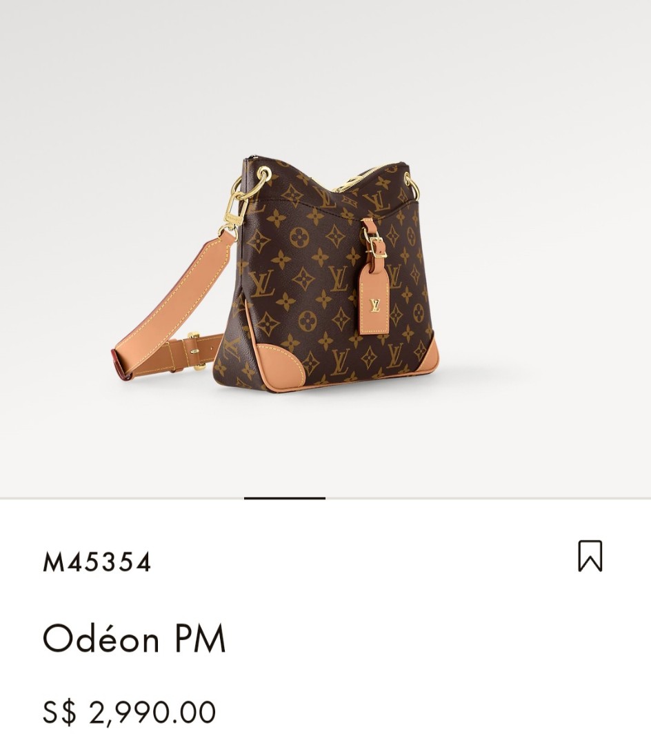 Louis Vuitton Odeon PM Monogram, Luxury, Bags & Wallets on Carousell