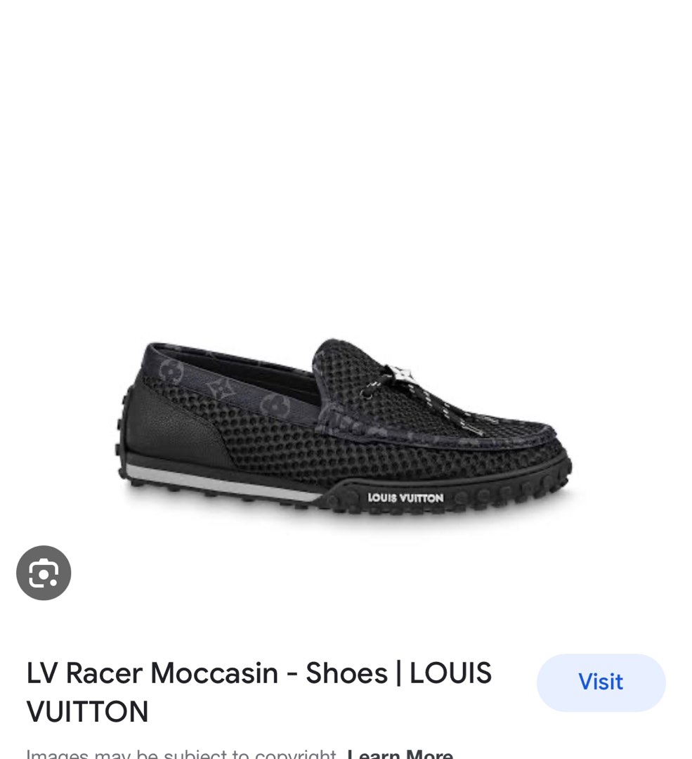 LV Racer Mocassins Loafers, Men's Fashion, Footwear, Dress Shoes