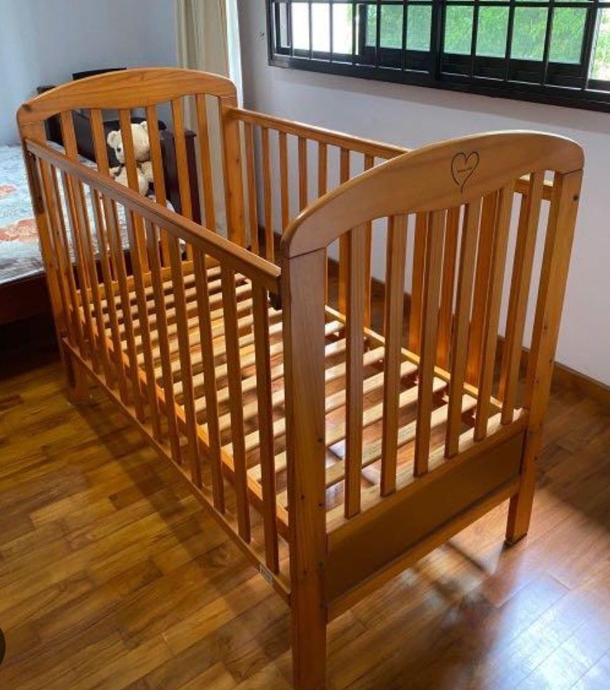 Mama love Baby Cot, Babies & Kids, Baby Nursery & Kids Furniture, Cots