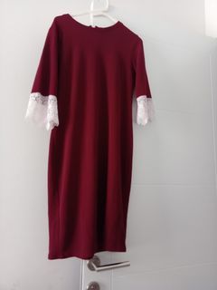 Maroon Dress