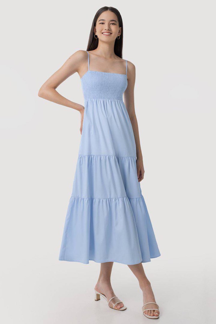 Light blue maxi dress casual
