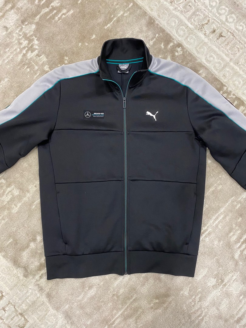 Mercedes AMG PETRONAS F1 T7 Track Jacket Men, Men's Fashion, Coats