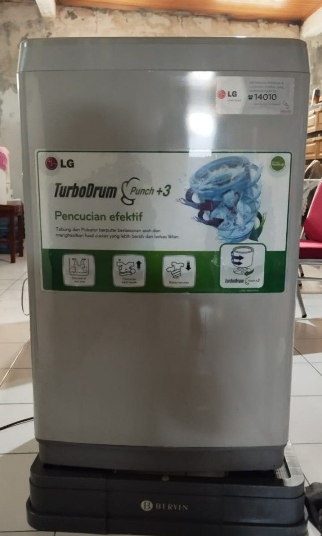 Mesin Cuci LG turbo drum 8kg wfs8001cm on Carousell