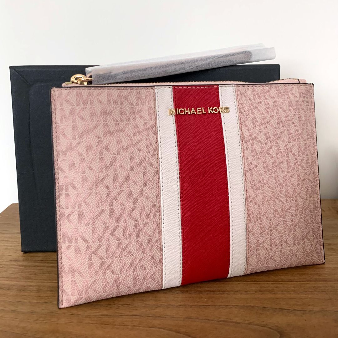 Michael kors xl zip clutch hotsell