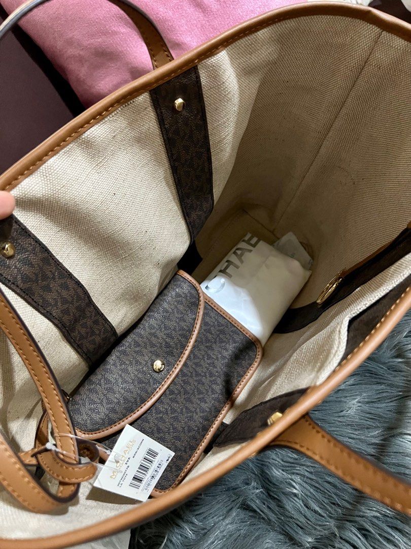 Michael kors tote no best sale zipper