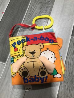 MOTHERCARE sensory educational cloth book toy