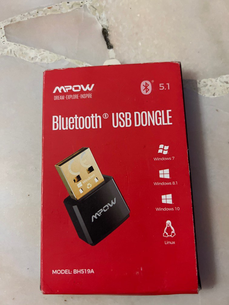 Mpow BH519A Bluetooth 5.1 USB Adapter for PC