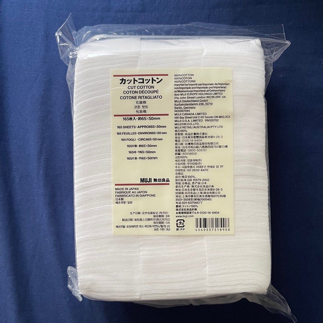 Muji Cut Cotton Pads on Carousell