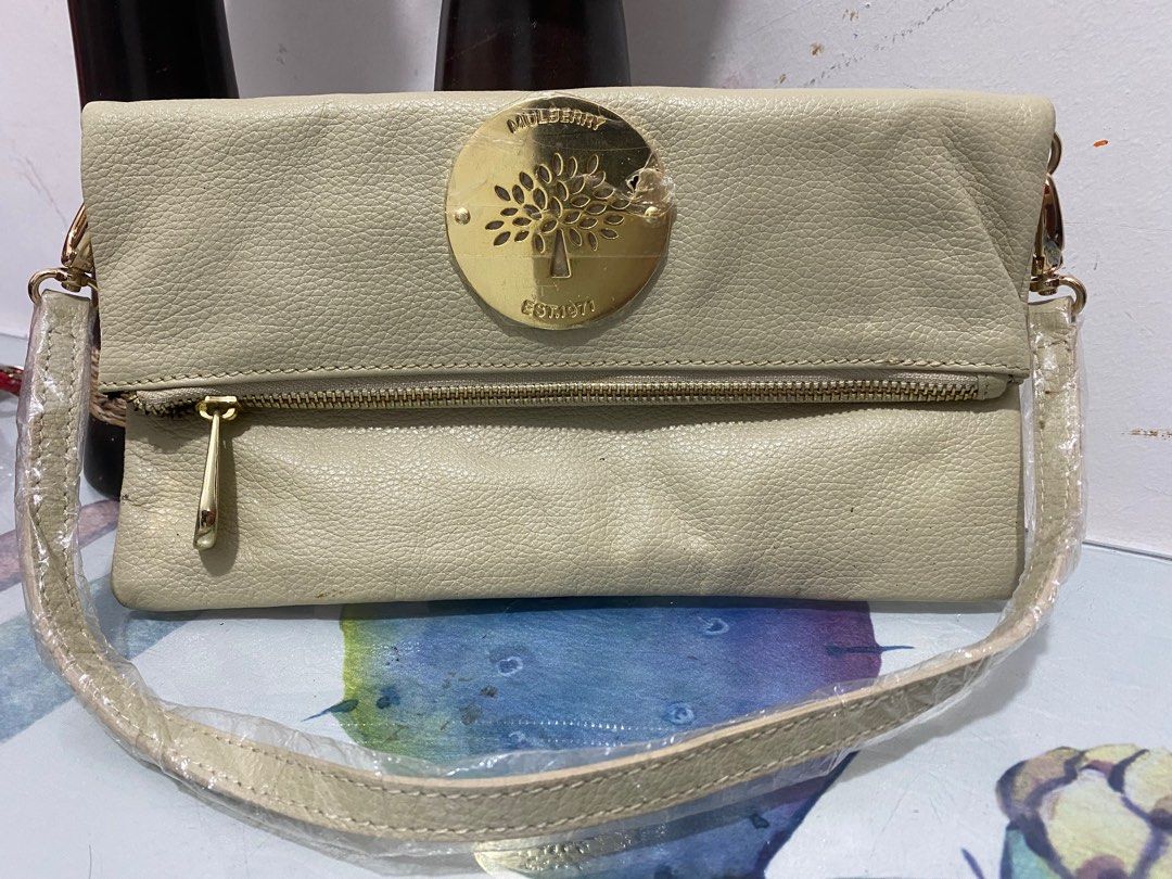 Mulberry fold sales over clutch bag