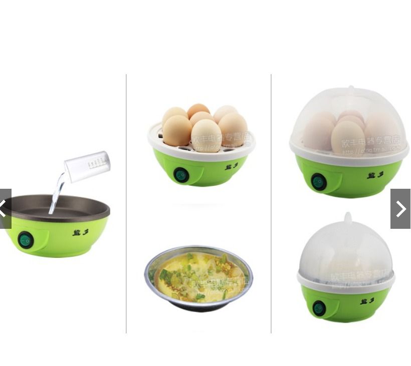 Multifunctional Egg Cooker/Multifunctional Mini Egg Cooker Home Appliance Gift Single-Layer Egg Cook (Category: Cookware & Accessories) located in Manila. Submitted by trustradeglobal (Listing ID 1239035578, Image 2). Description: Remember to give yourself a delicious breakfast on a busy morning. Our steamed egg makers allow you to eat fresh eggs every day. Just add water with the included measuring cup, put eggs on the egg holder, plug in, and i