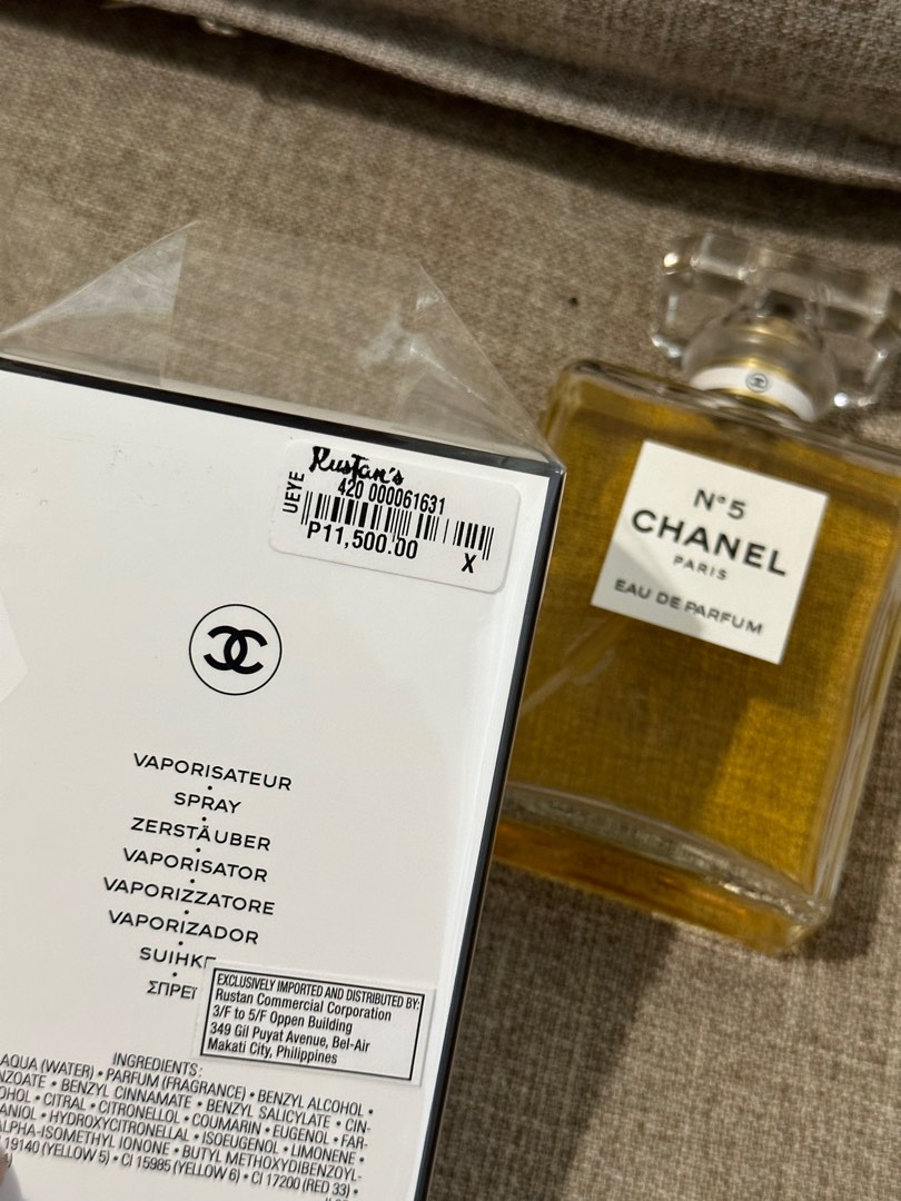 Chanel perfume on sale rustans