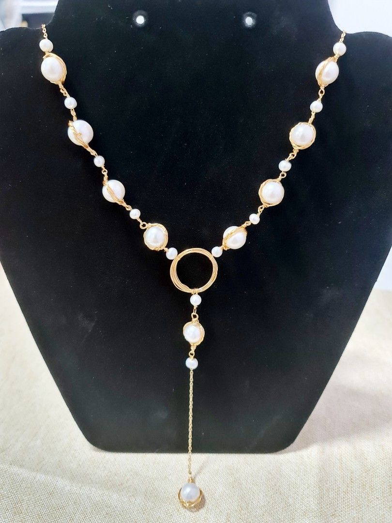 Freshwater pearl discount necklace for sale