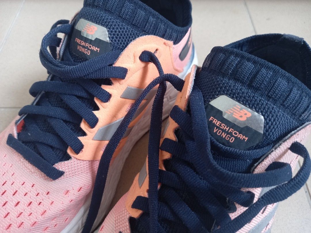 New Balance Light Pink Orange White Dark Navy Blue FreshFoam Fresh