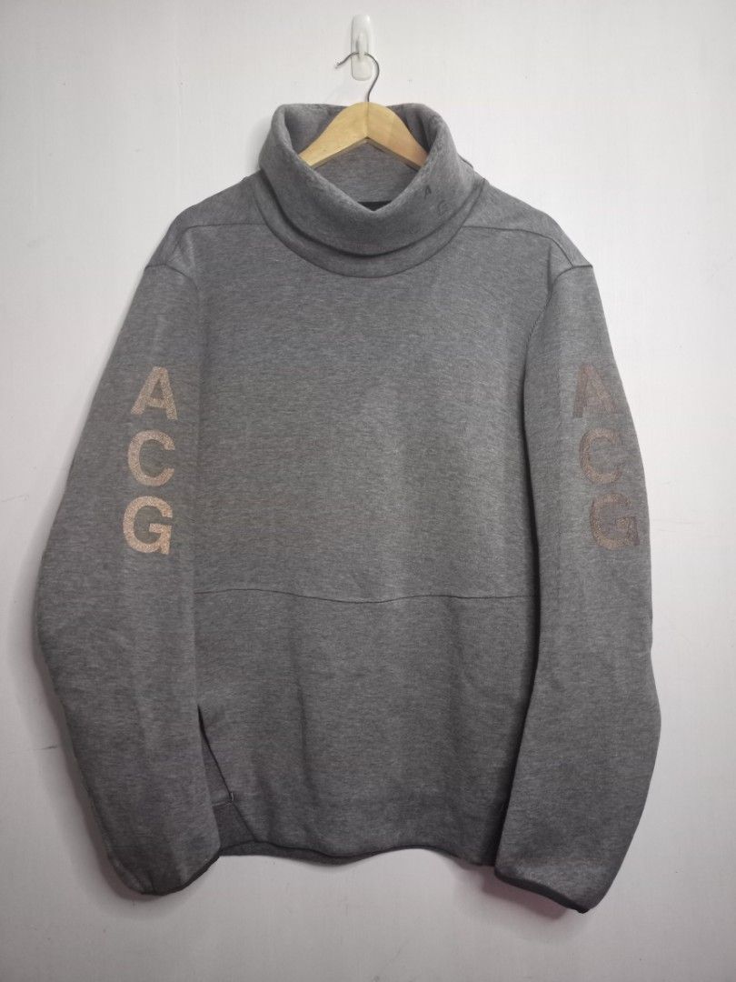 NIKE ACG TECH FLEECE FUNNEL CARBON HEATHER Men s Fashion Coats