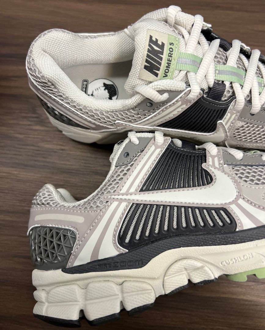 🎉原裝正品Nike Air Zoom Vomero 5 防滑耐磨低幫跑步鞋男女同款灰黑色