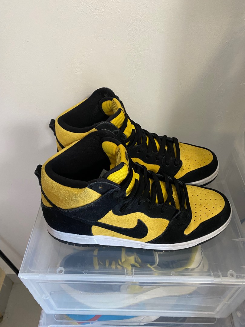 Nike sb dunk high jaune hotsell