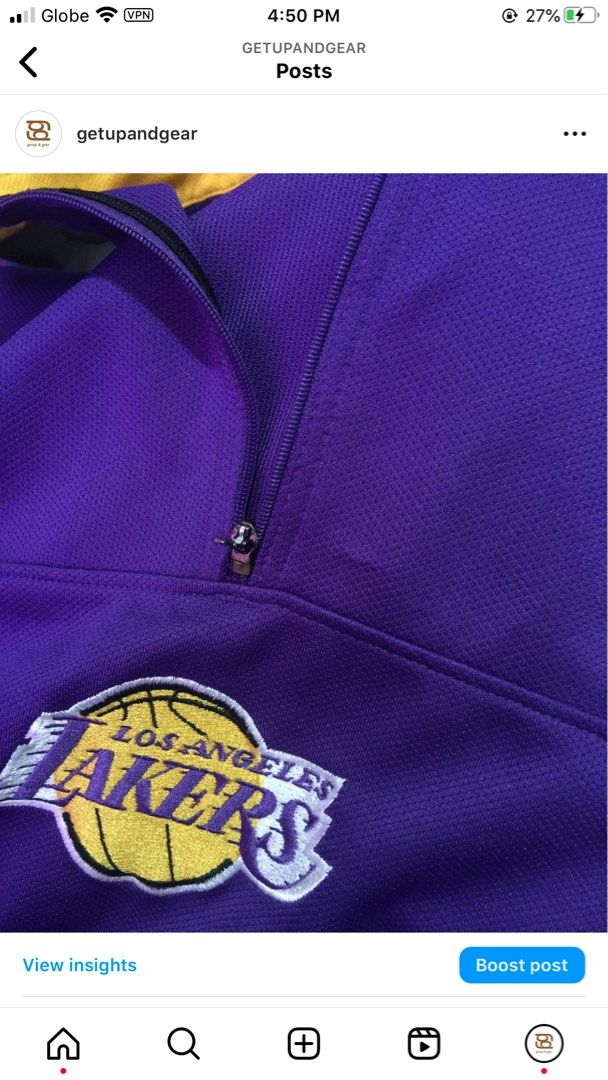 Vintage Nike Team 00's x LA Lakers NBA team Pullover – ATTASTORES