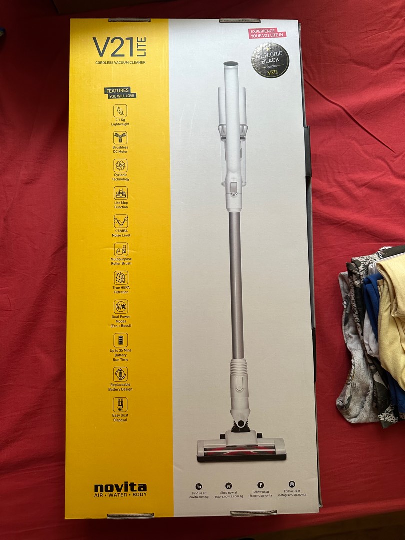 Novita cordless Vacuum Cleaner, TV & Home Appliances, Vacuum Cleaner