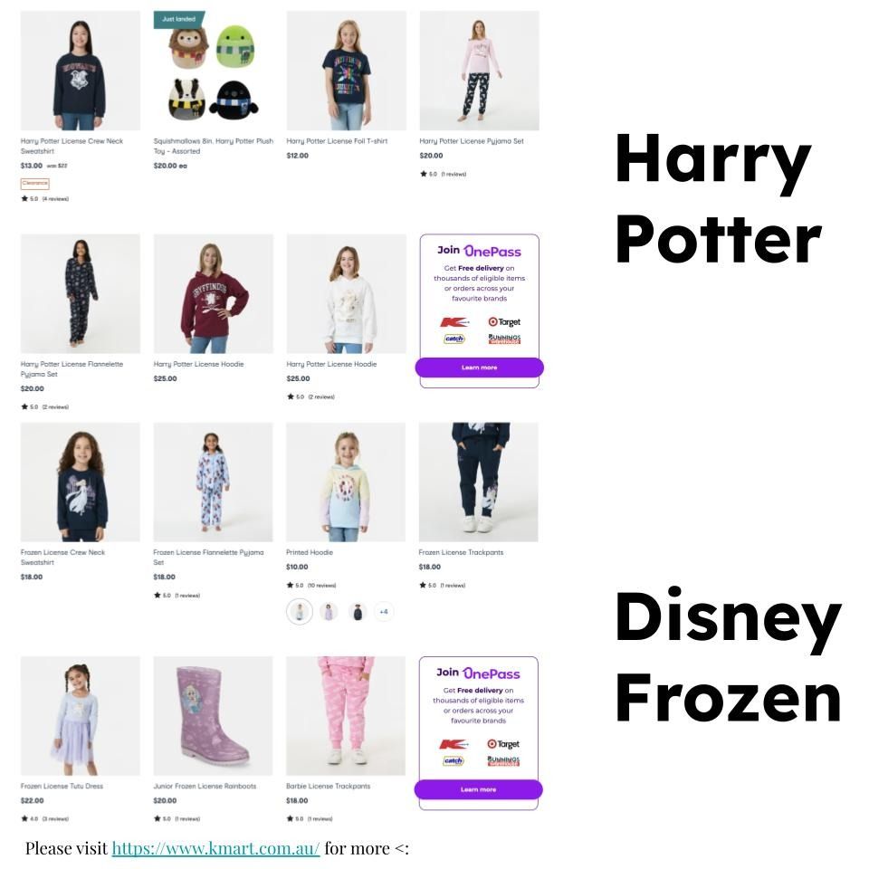 Harry potter baby clothes kmart deals