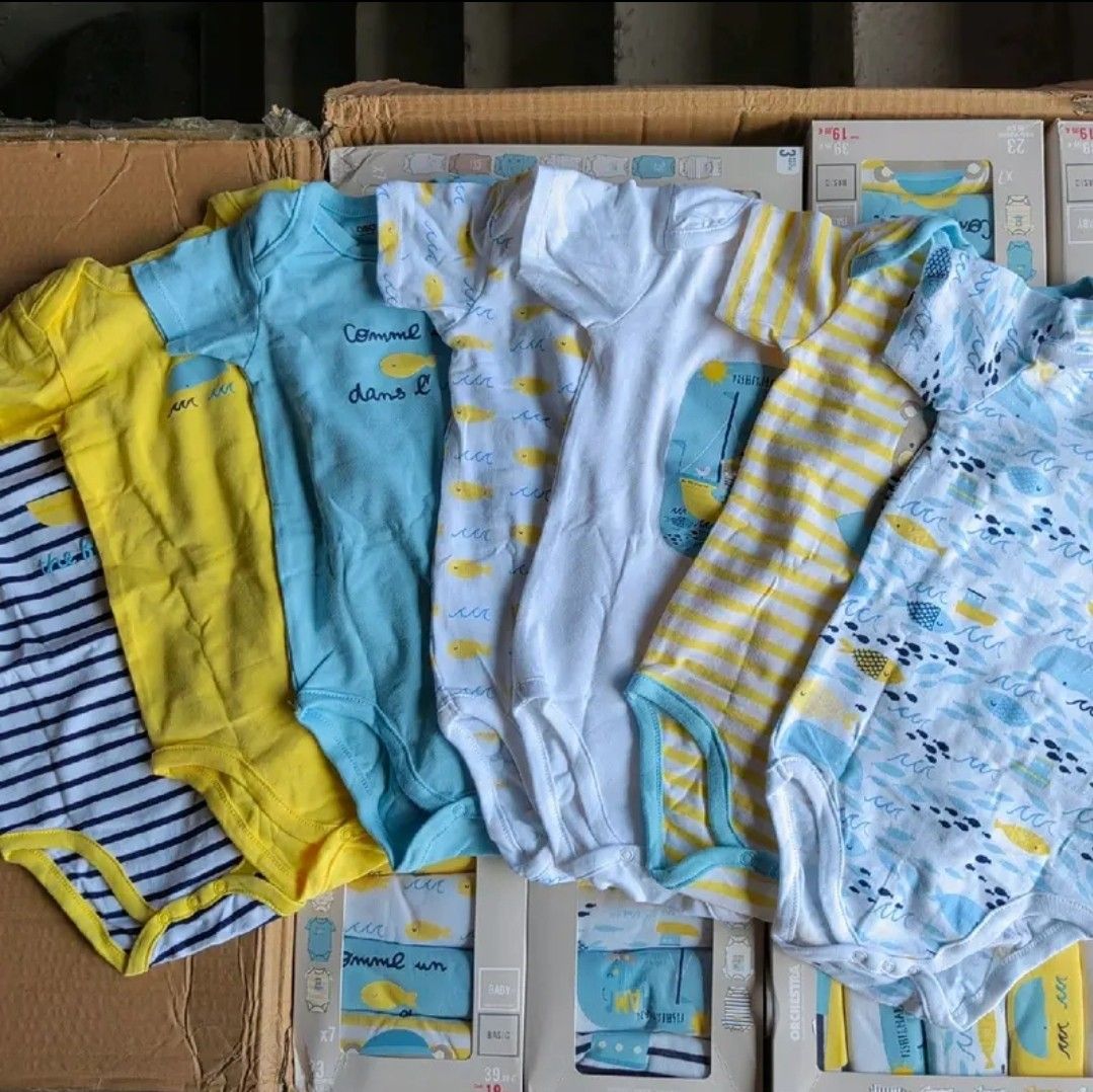 ORCHESTRA BABY BOY 7 IN 1 ONESIES