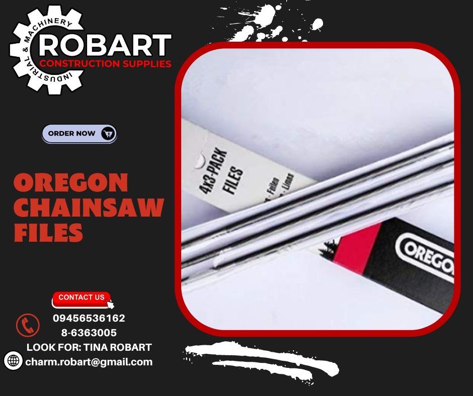 OREGON CHAINSAW FILE (Category: Construction Tools & Equipment) located in Manila. Submitted by tina.sales (Listing ID 1239020525, Image 1). Description: OREGON CHAINSAW FILE SIZE 7/32 3/16 𝒩𝑜𝓉𝑒: 𝒫𝓇𝒾𝒸𝑒𝓈 𝒶𝓇𝑒 𝓈𝓊𝒷𝒿𝑒𝒸𝓉 𝓉𝑜 𝒸𝒽𝒶𝓃𝑔𝑒 𝓌𝒾𝓉𝒽𝑜𝓊𝓉 𝓅𝓇𝒾𝑜𝓇 𝓃𝑜𝓉𝒾𝒸𝑒 𝓟𝓵𝓮𝓪𝓼𝓮 𝓬𝓪𝓵𝓵 : 𝓣𝓲𝓷𝓪 𝓡𝓸𝓫𝓪𝓻𝓽 09456536162/09683802320/ 8-6363005 𝑹𝑶𝑩𝑨𝑹𝑻 𝑪𝑶𝑵𝑺𝑻𝑹𝑼𝑪𝑻𝑰𝑶𝑵 𝑺𝑼𝑷𝑷𝑳𝑰𝑬𝑺 #RobartConstructionSup