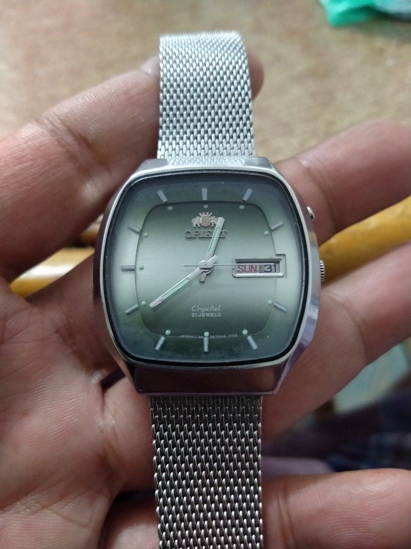 Reloj orient crystal 21 jewels dama outlet