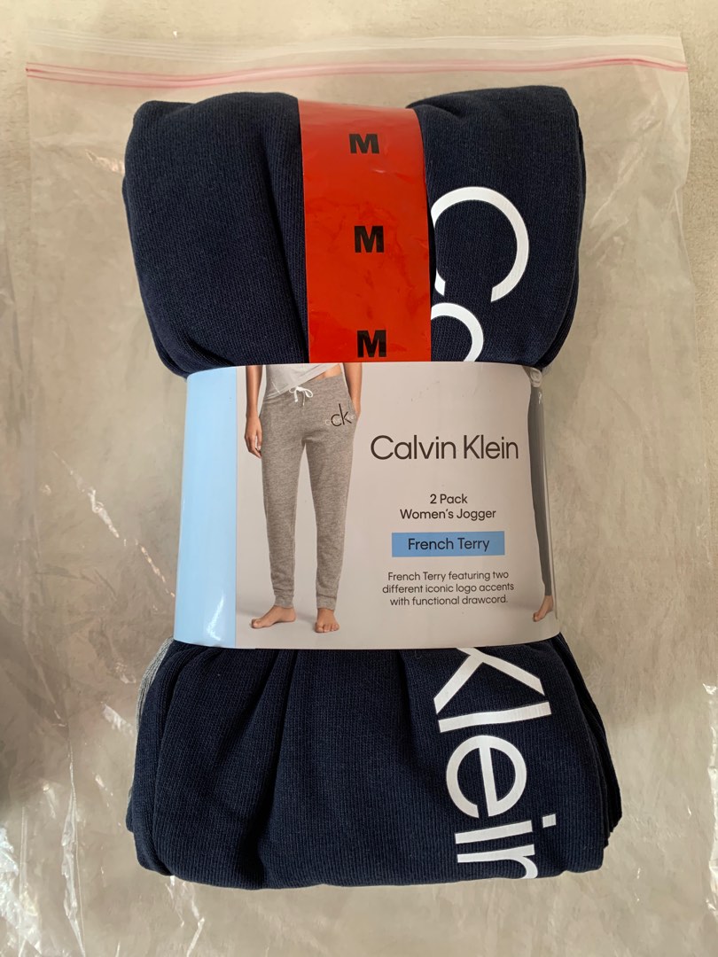 Calvin Klein Women's 2 Pack French Terry Joggers