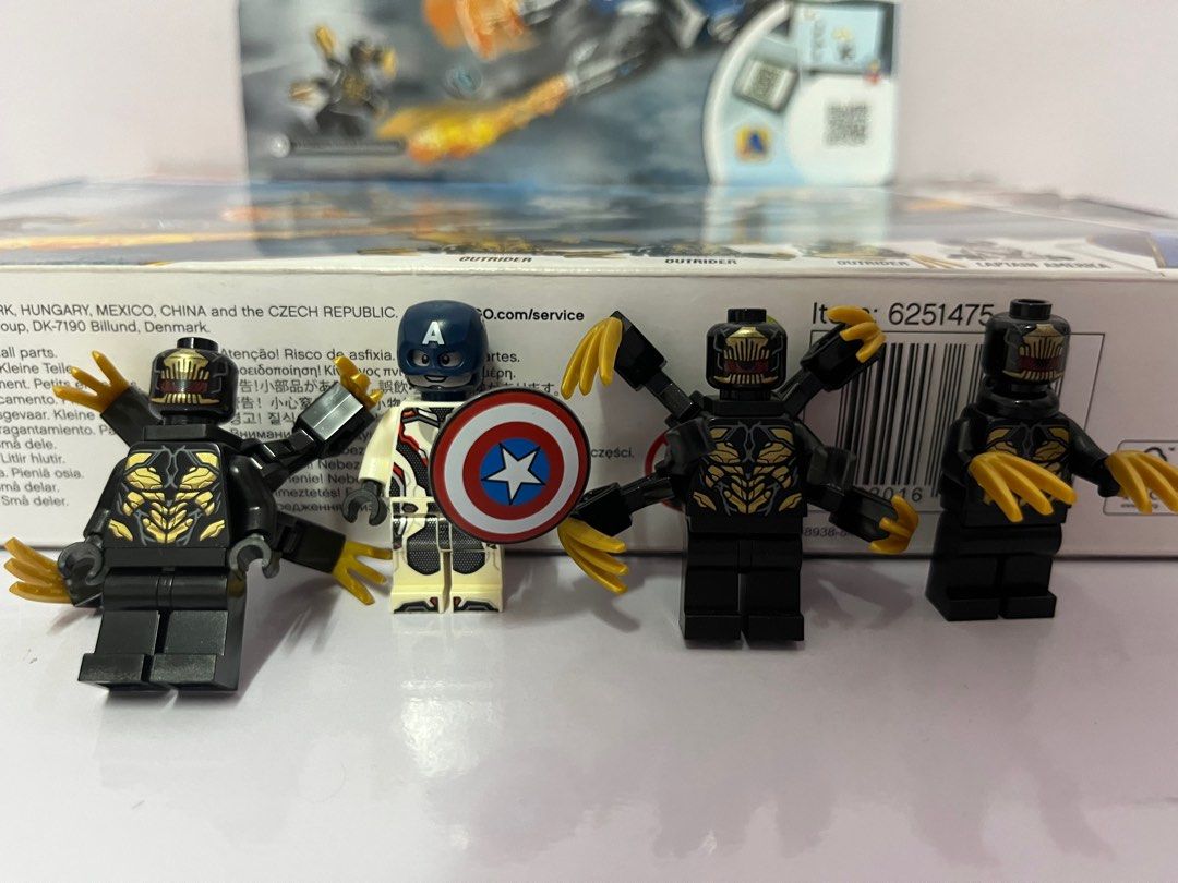 Lego avengers endgame captain america outrider battle top