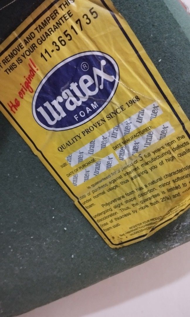 Original Uratex Foam with Bed Sheet Queen size on Carousell