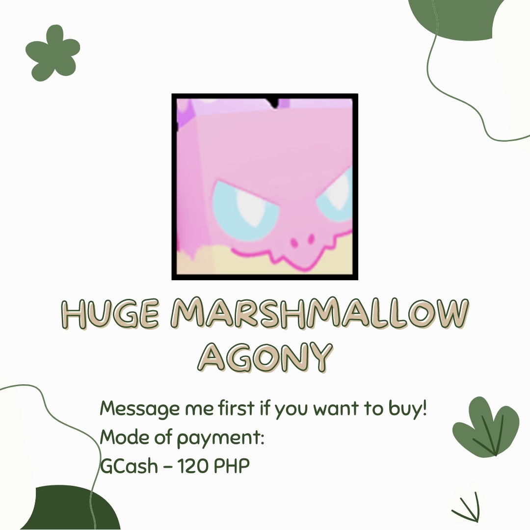 PET SIMULATOR X HUGE MARSHMALLOW AGONY, Video Gaming, Video Games