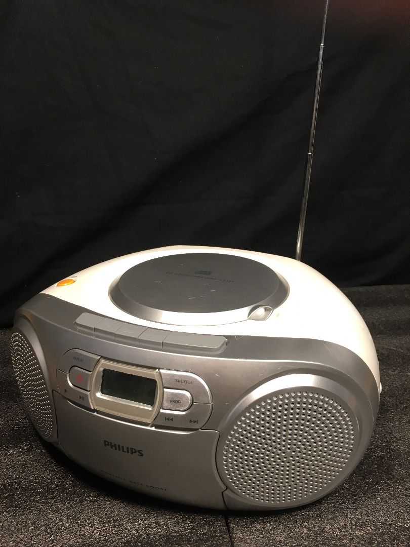 Philips AZ127/73 CD Soundmachine (CD Player / FM AM Radio / Cassette Player  / Aux In Player)