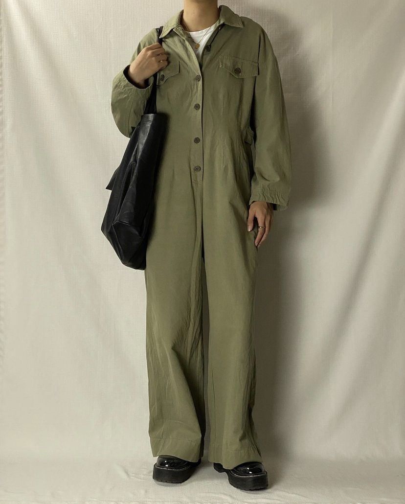 Picnicmood Sage Green Overalls on Carousell