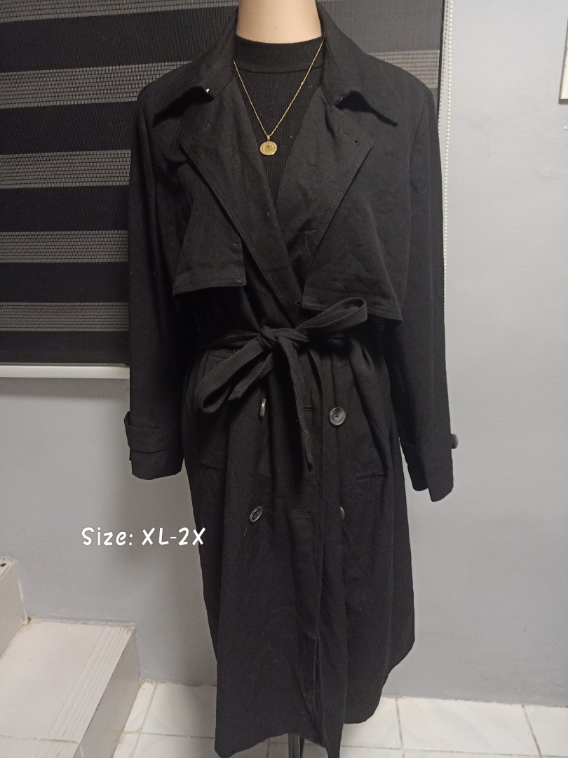 Plus size trench Coat on Carousell