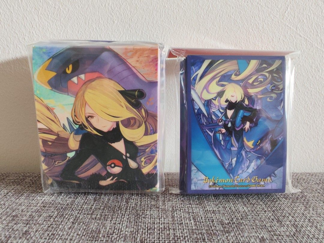 cynthia card sleeves Pokemon Card Sleeves Cynthia and Garchomp