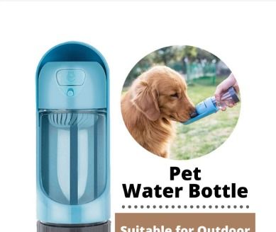 1pc Portable Water Bottle For Dogs, Outdoor Pet Water Dispenser For  Walking, Traveling And Hiking, Cat Drinking Cup