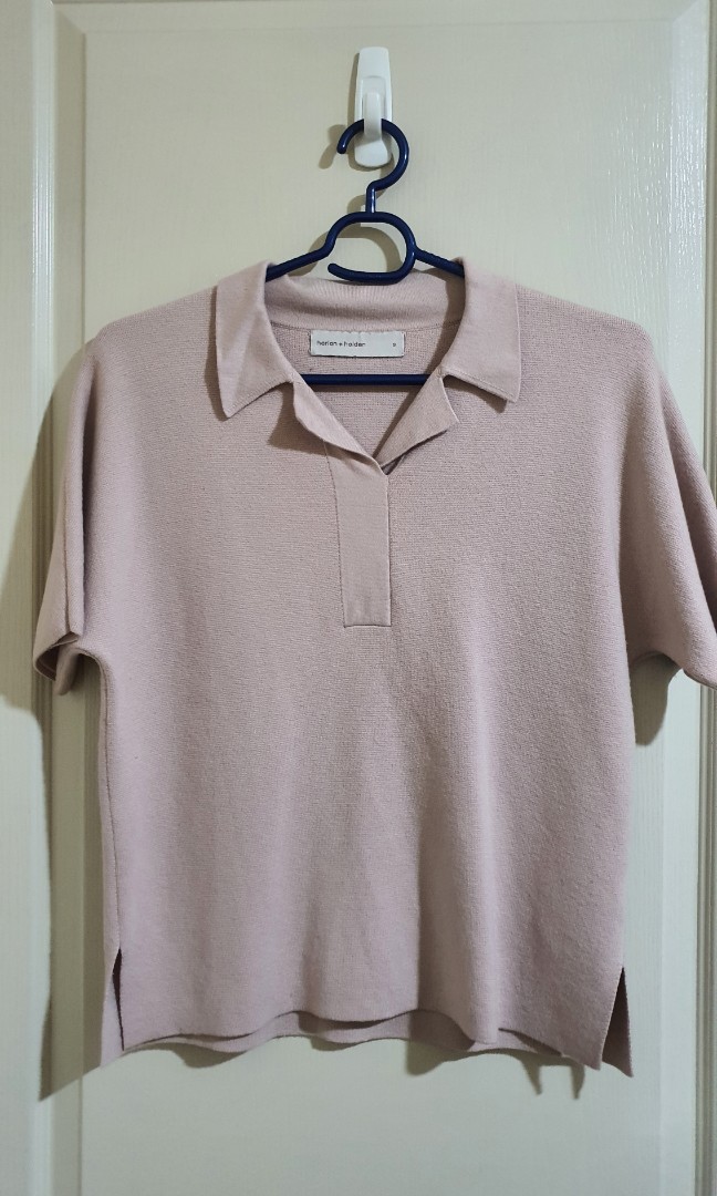 Pre-loved Harlan & Holden Pink Polo Shirt on Carousell