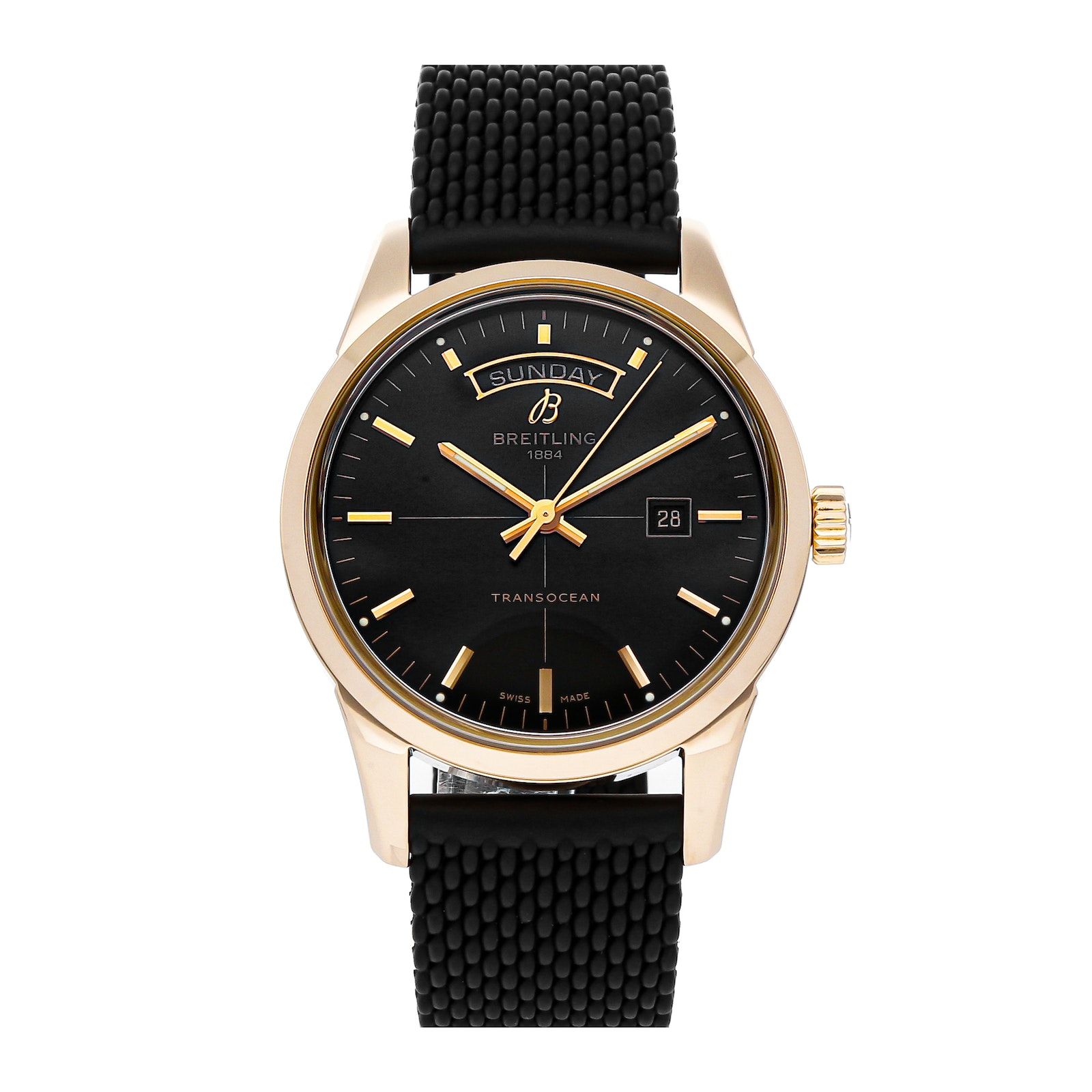 Pre Owned Breitling Transocean Day Date R4531012BB70 Luxury