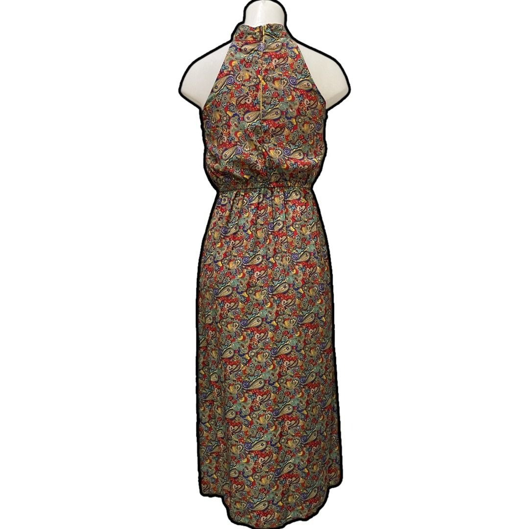 Printed Sleeveless Midi-Dress, Women's Fashion, Dresses & Sets, Dresses ...