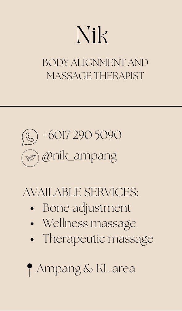 [PROMO] Full Body Adjustment, Services, Beauty Services on Carousell