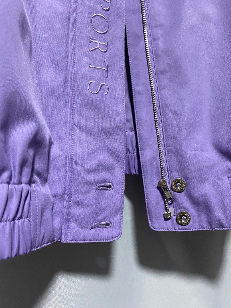 Louis Vuitton X Virgil Abloh sz 44 AW22 runway purple frog varsity jacket