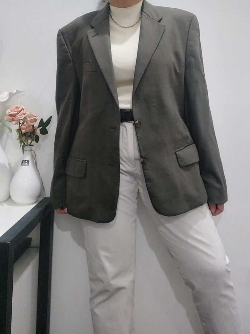 Ralph lauren womens plaid blazer clearance