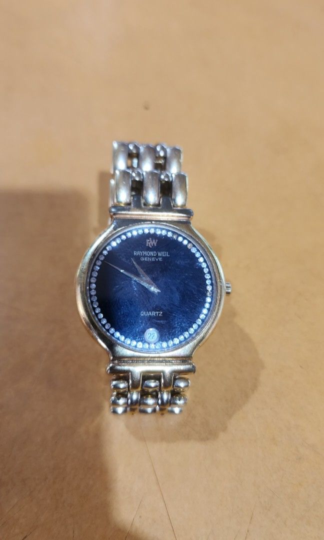 Rare Raymond Weil Gold Watch 9125
