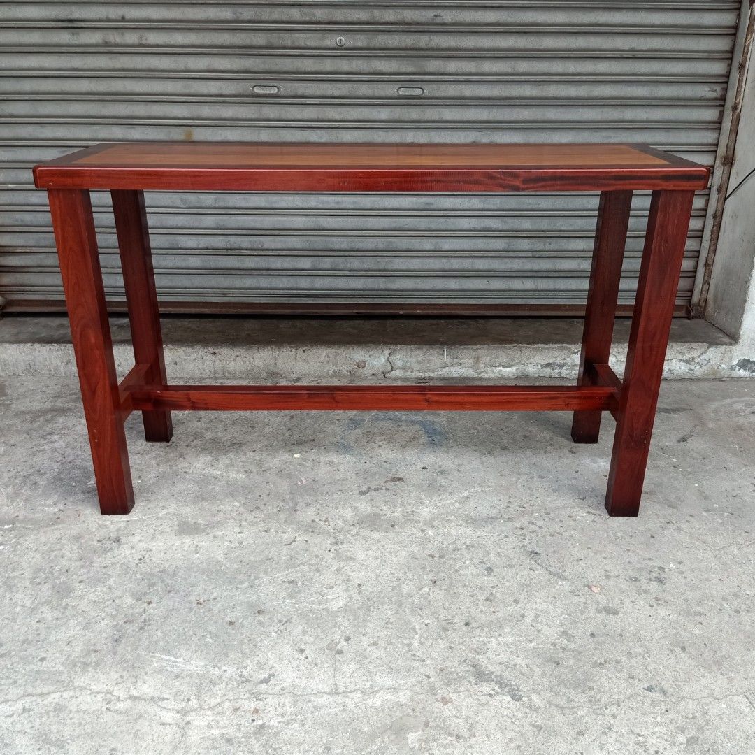 Red and Yellow Narra Console Table, Furniture & Home Living, Furniture