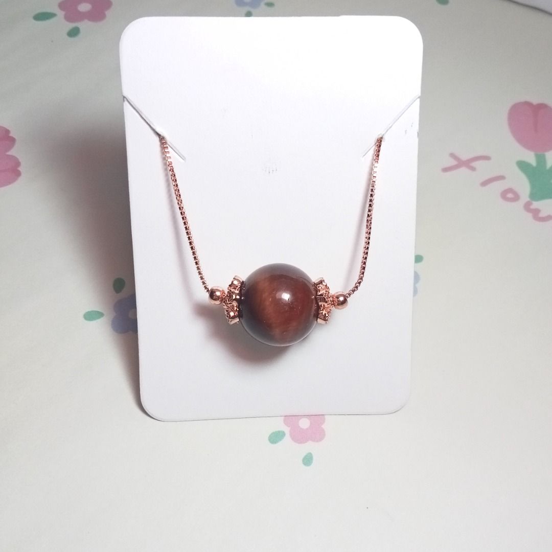 Buy 1 Free 2 Red Tiger Eye Necklace Women s Fashion Jewelry