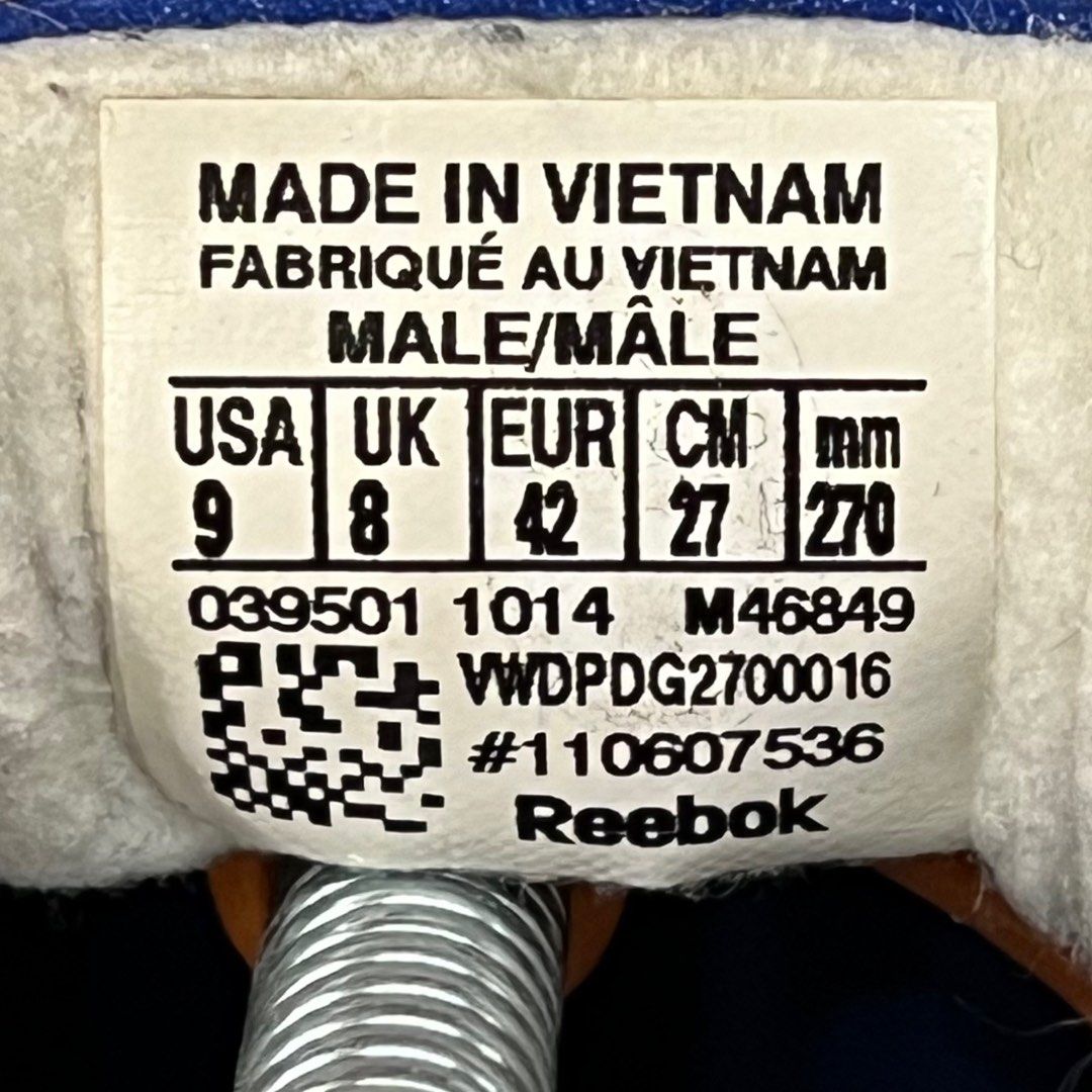 reebok royal flag classic